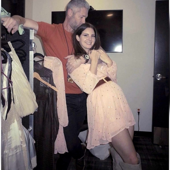 Lana Del Rey Pink Star Dress S - Picture 1 of 7